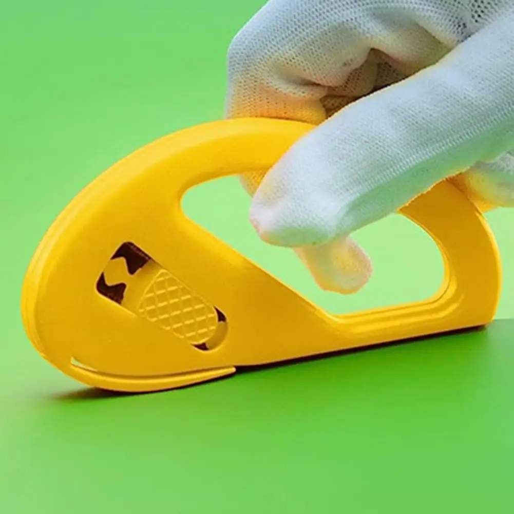 1/2Pcs Safety Cutter Tool Film Cutter Hidden Blade Wrapping Paper Trimmer Packaging Paper Roll Cutter Vinyl Knife Office Tool