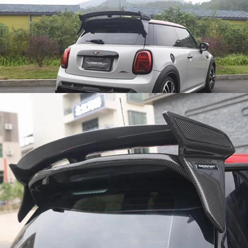 

For BMW MINI COOPER S F55 F56 F57 modified AG Style carbon fiber spoiler JCW fixed wing 2014-2023