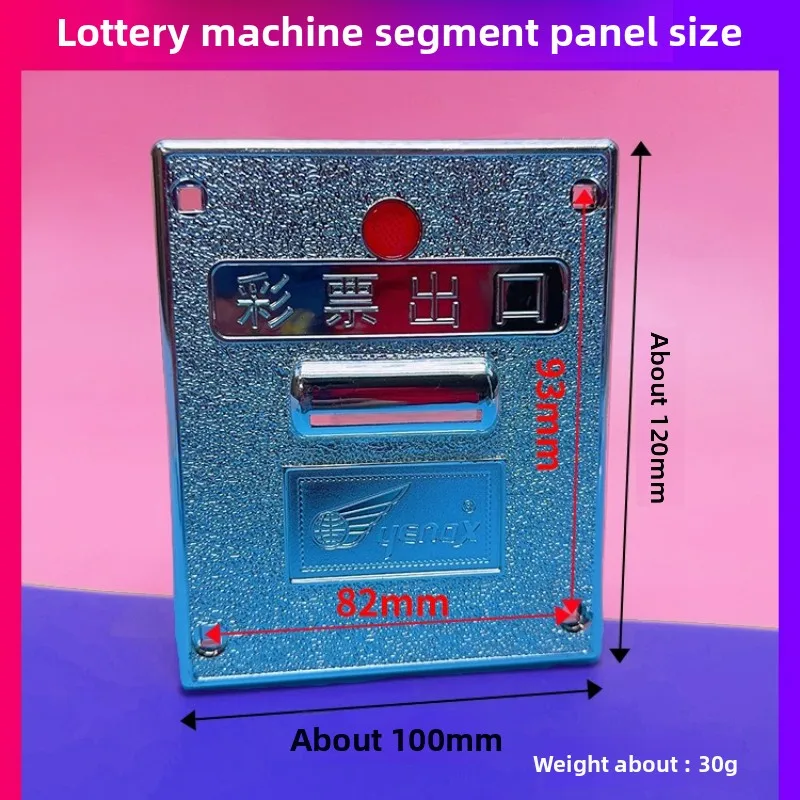 10pcs Wholesale Arcade Accessories Lottery Machine Panel Plastic Ticket Dispenser Fake Panel Manufacturer Direct