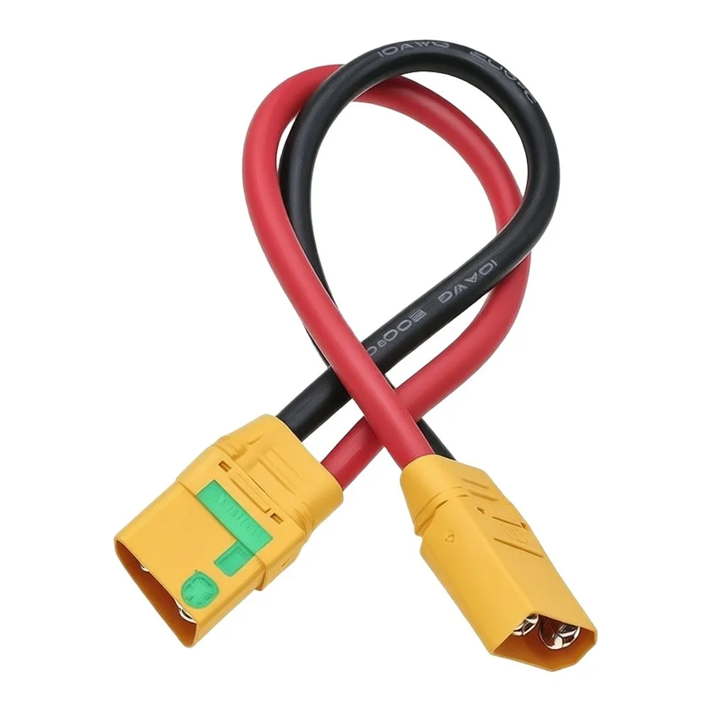 For Xt90-S Anti-Spark Extension Cable 10AWG Silicone Wire Female To For Xt90 Male Connector 30cm 50cm For RC For Lipo Battery