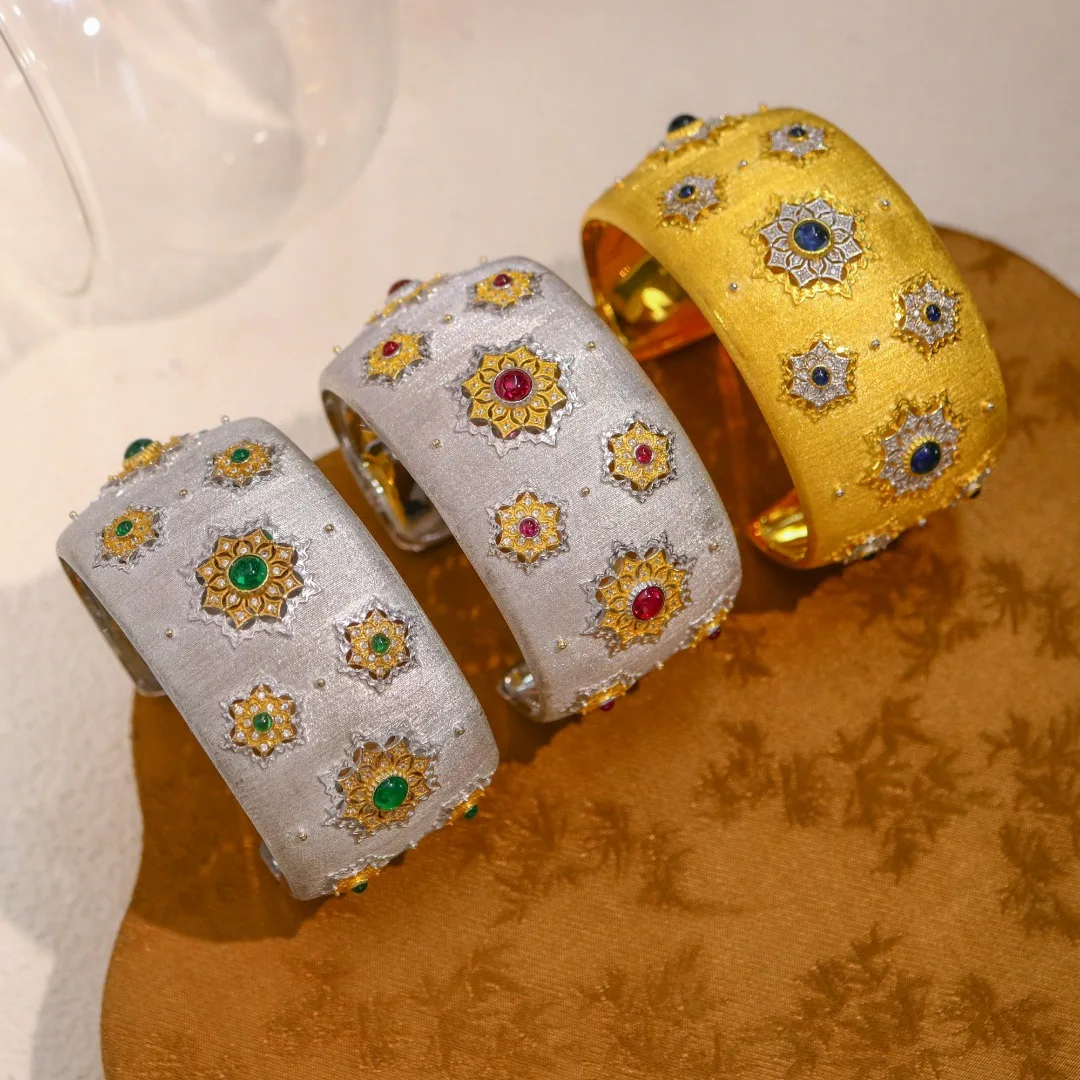 

Твердые стерлингового серебра 925 пробы с толстыми цирконами из золота 18 карат для унисекс или женщин, подарки худзи