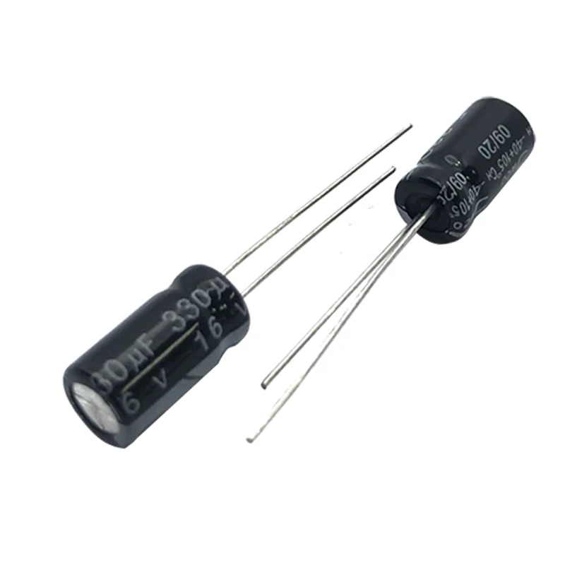 16V330uf 6x12mm Aluminum Electrolytic Capacitor 330uf16v 16v 330uf 330mf 330MFD 16v330mf 10uf 22uf 33uf 47uf 470uf 680uf 1000uf