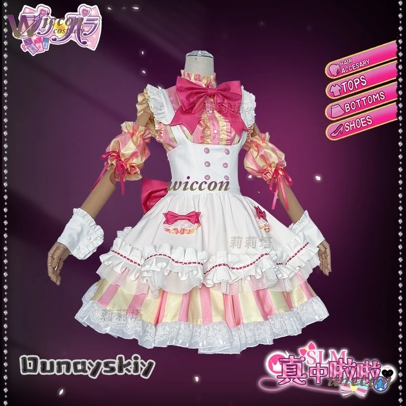bricolage-ss-s@-‌-‌-anime-pripara-cosplay-manaka-laala-femme-de-chambre-costume-doux-lolita-robe-robe-d'anniversaire-femmes-halloween-carnaval-jeu-de-role