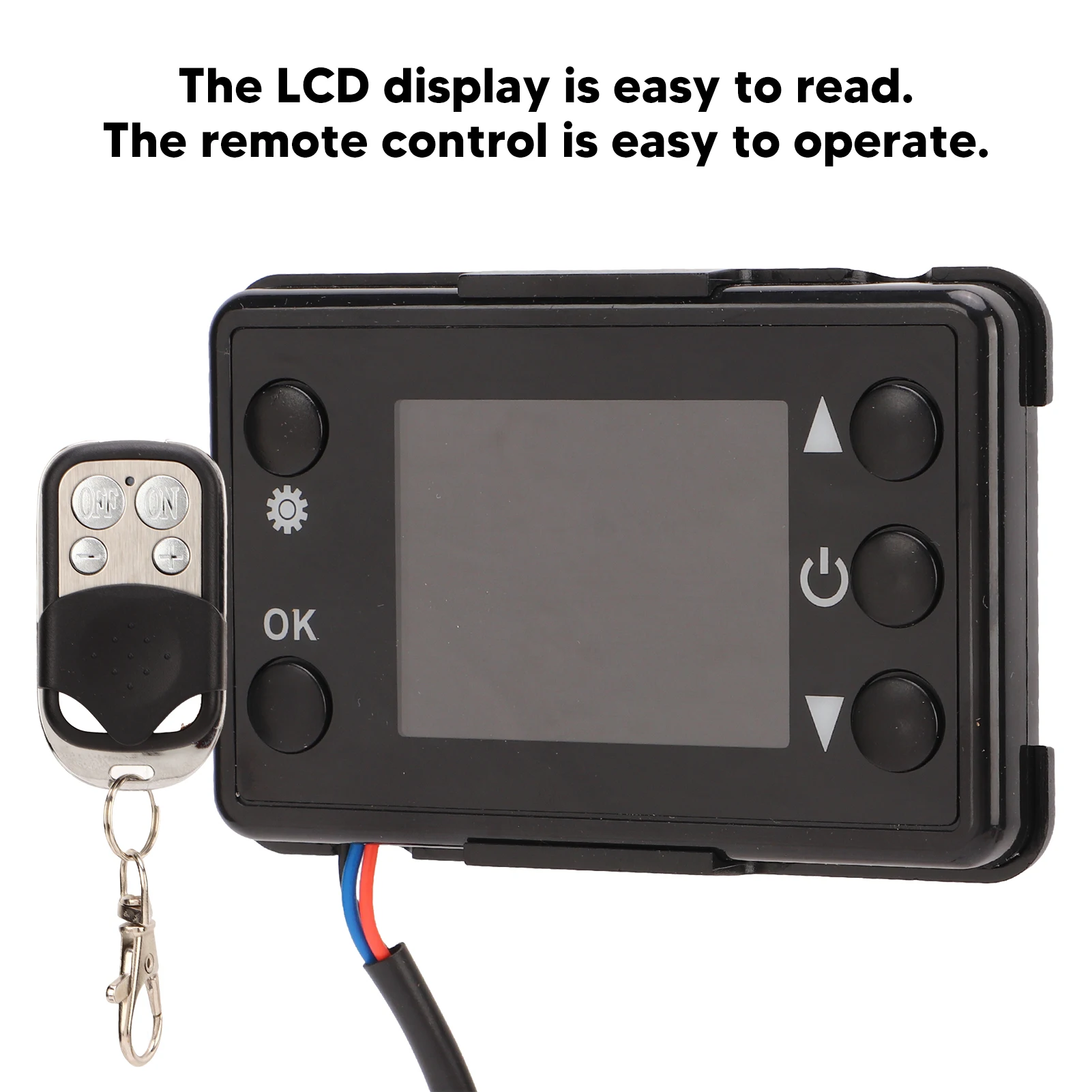 Diesel Parking Heater LCD Monitor Switch Remote Controller Set Diesel Heater Controller for Cars Trucks Vehicles Ships