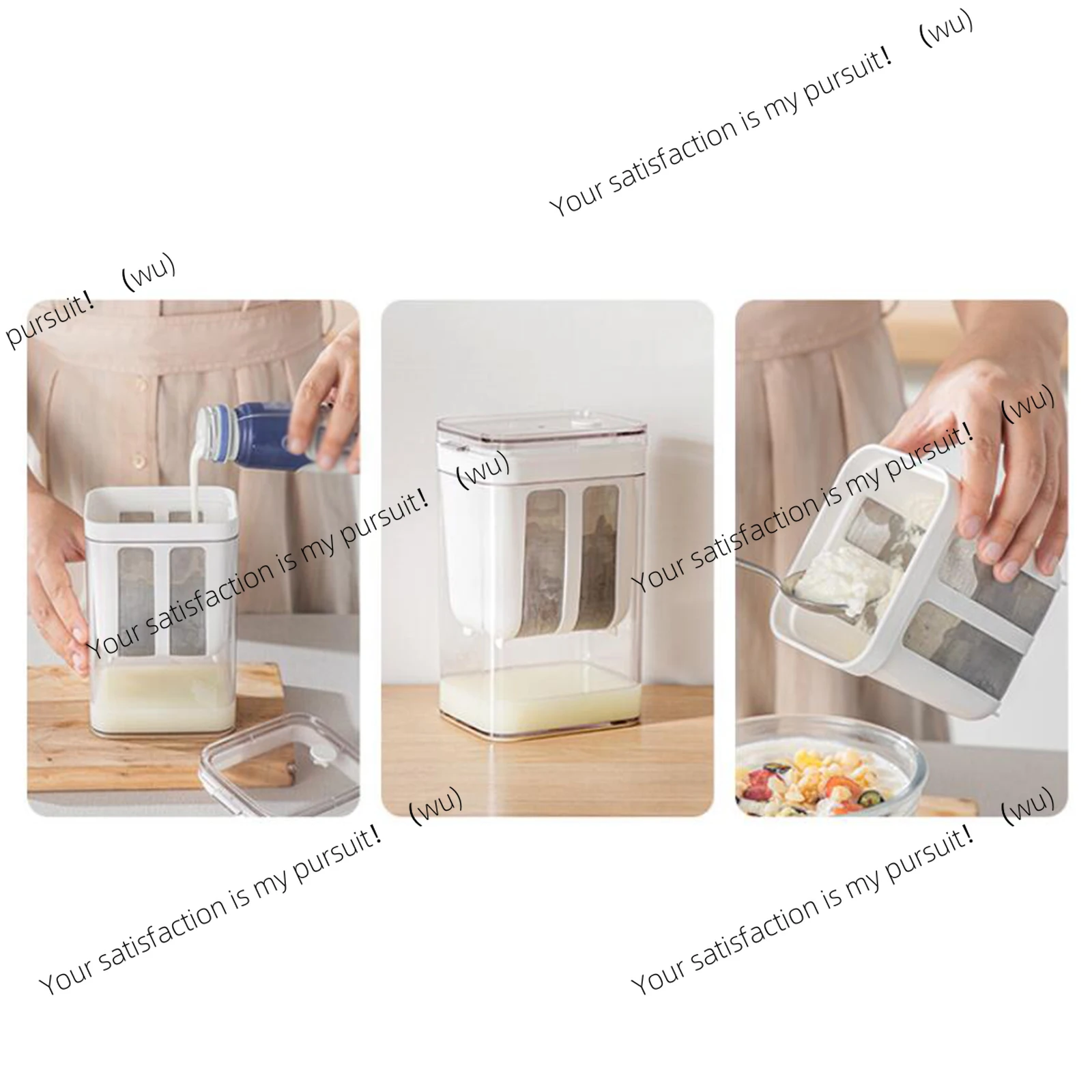 0.4L - 1.8L to make yogurt fine mesh sieve filter, kitchen gadget, whey separation, juice, soybean filter cup