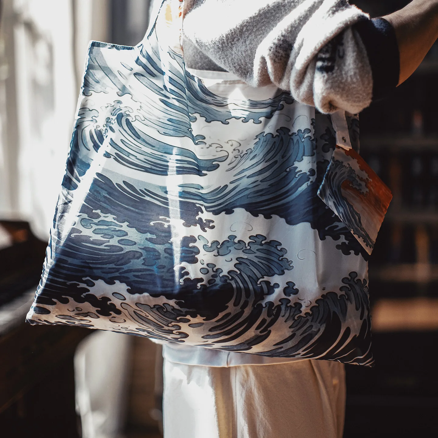 

Maden Vintage Tribal Print Tote Bag Large Capacity Bags with Storage Pouch and Comfort Strap for Commute and Travel Handbag