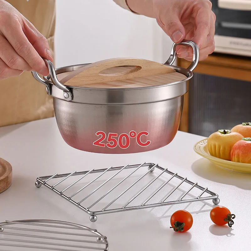 

Коврик для посуды из нержавеющей стали, утолщенный, для кухни, обеденного стола, термостойкий, для сервировки стола, для выпечки