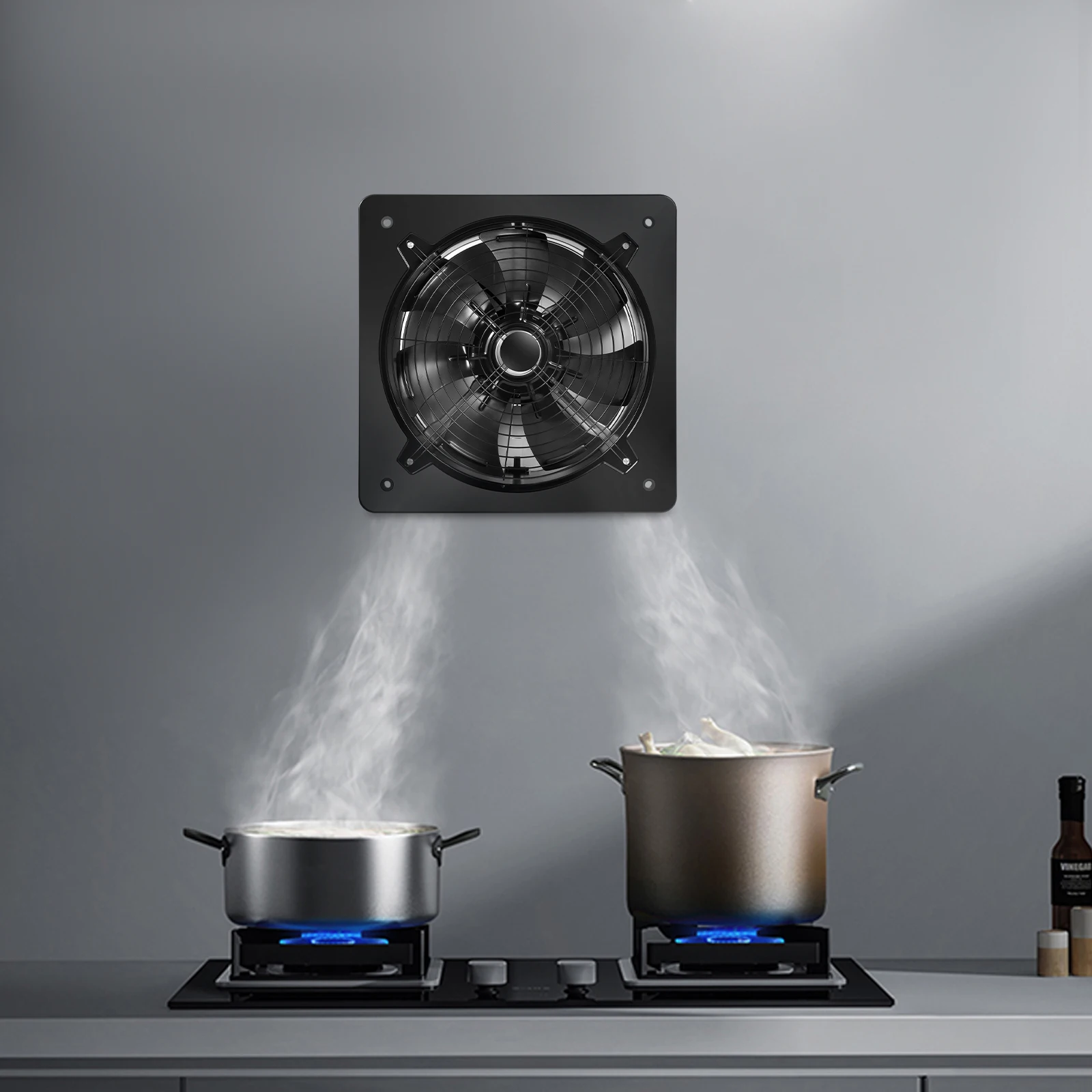 

НОВЫЙ 16-дюймовый взрывозащищенный настенный промышленный вентилятор - высокоскоростной осевой вытяжной вентилятор мощностью 750 Вт, производительность 4700 куб. футов/мин.