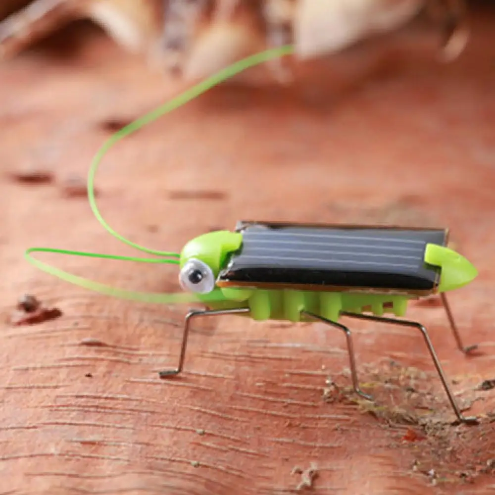 Solar Grasshopper Solar Grasshopper Essential Gadgets Gifts Solar Powered Toys Battery Free Creative Children Educational Toys