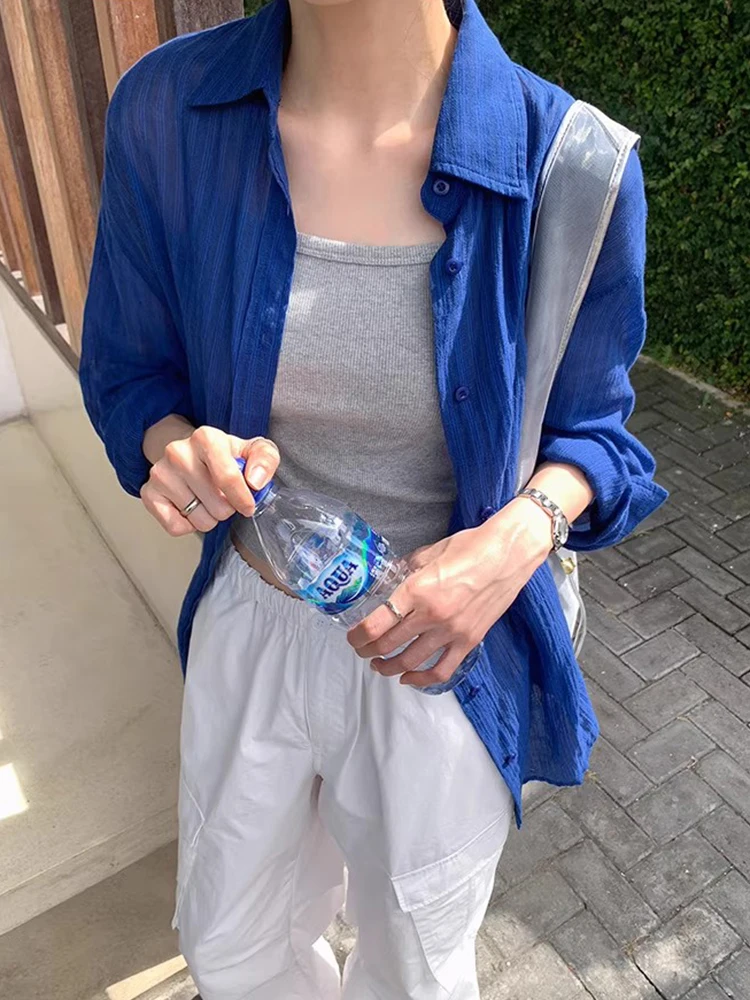 

Loose Long Sve Women's Cotton Linen irt Outerwear Summer New Sle Breathable Sun Protection Casual Faion Top