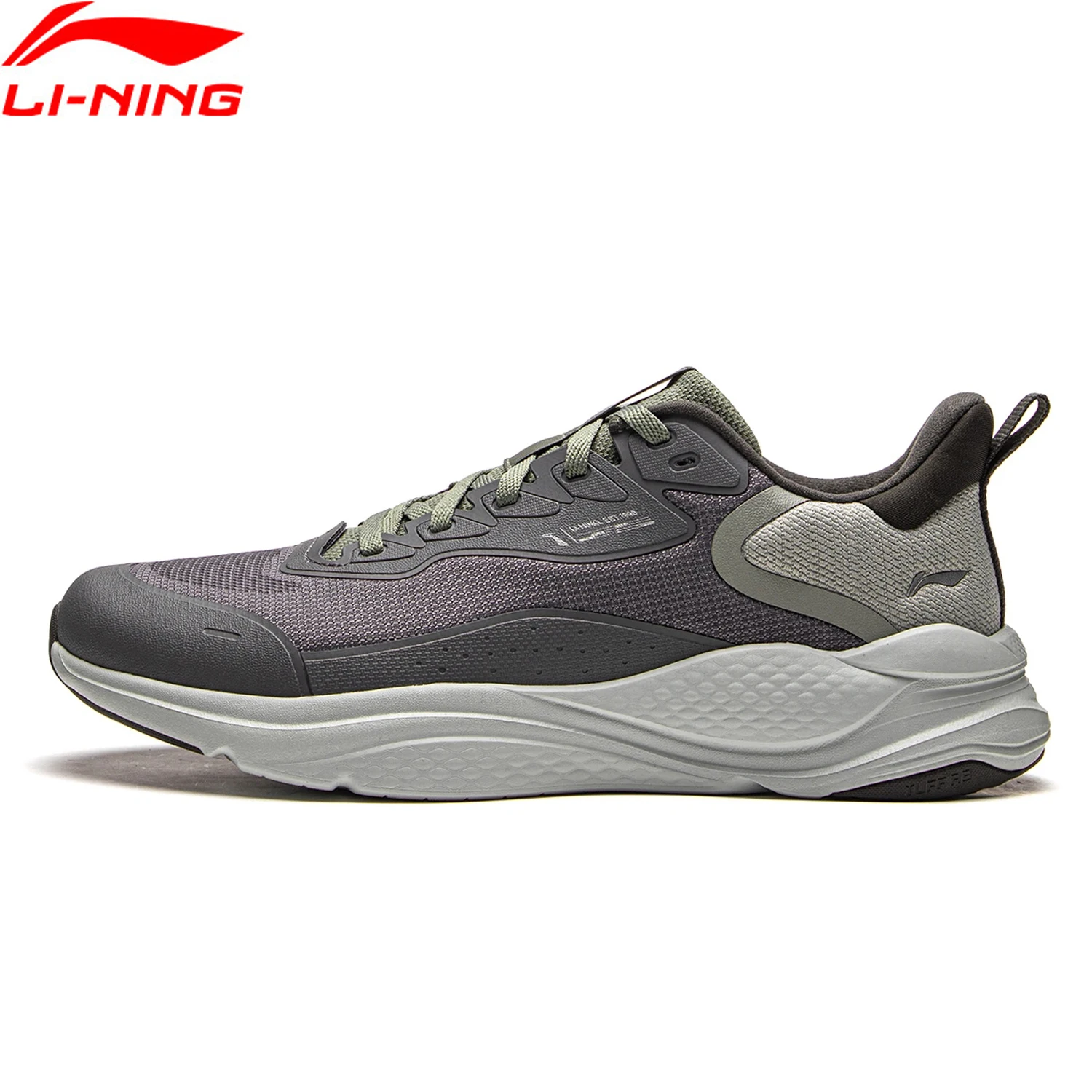 Li-Ning Men LN FLOW Running Jogger Shoes TUFF RB Cushion Comfortable Breathable LiNing Leisure Sports Sneakers AGLU089