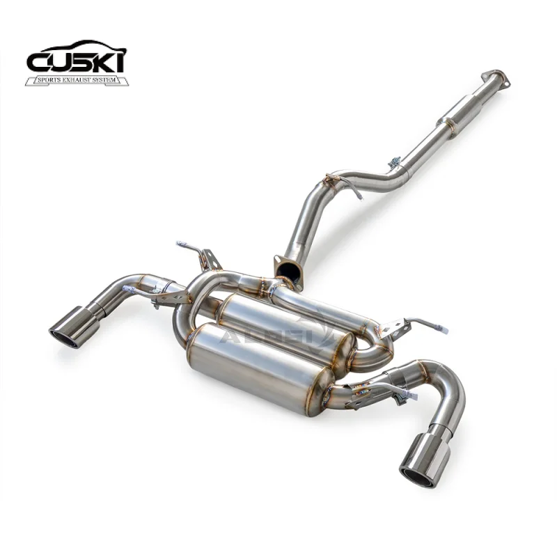 

Настраиваемая выхлопная труба Cat Back Exhaust для Subaru BRZ 2.4 2020-2024, выхлопная система обратного давления, модифицированная акустическая система