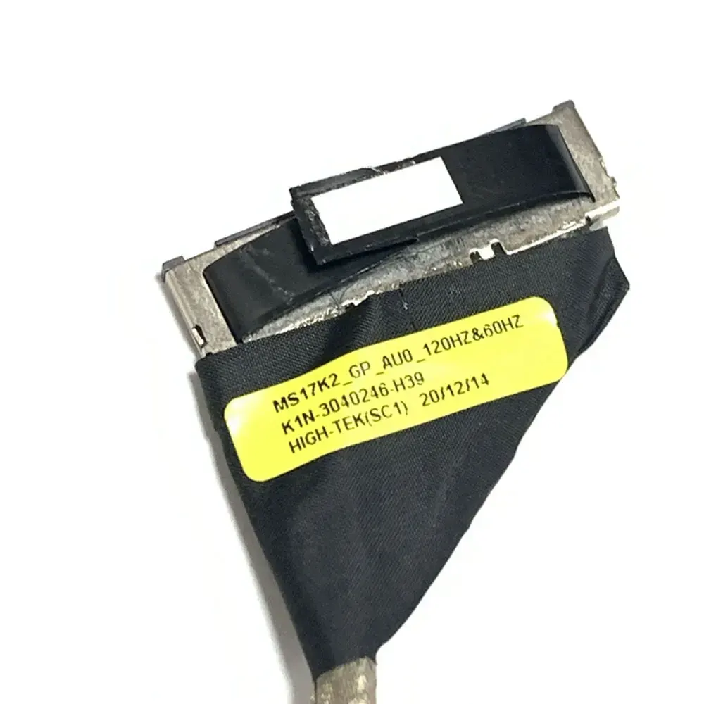 For MSI GE76 GP76 MS17K1 MS17K2 MS17K3 MS17K4 Laptop Video Screen LCD LED Display Ribbon Camera Flex Cable K1N-3040246-H39