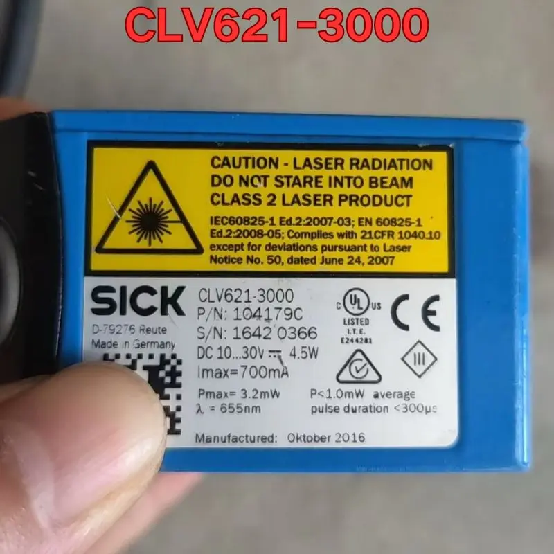 Second-hand CLV621-3000 code scanner function test is normal Quotation in November 2025