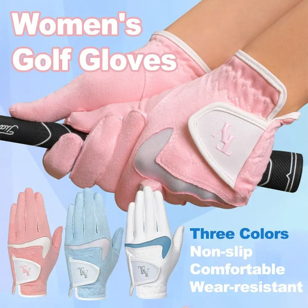 

Breathable Women's Golf Gloves Comfortable Non-slip Full Finger Golf Gloves Durable Soft Sport Gloves Golf Accessories
