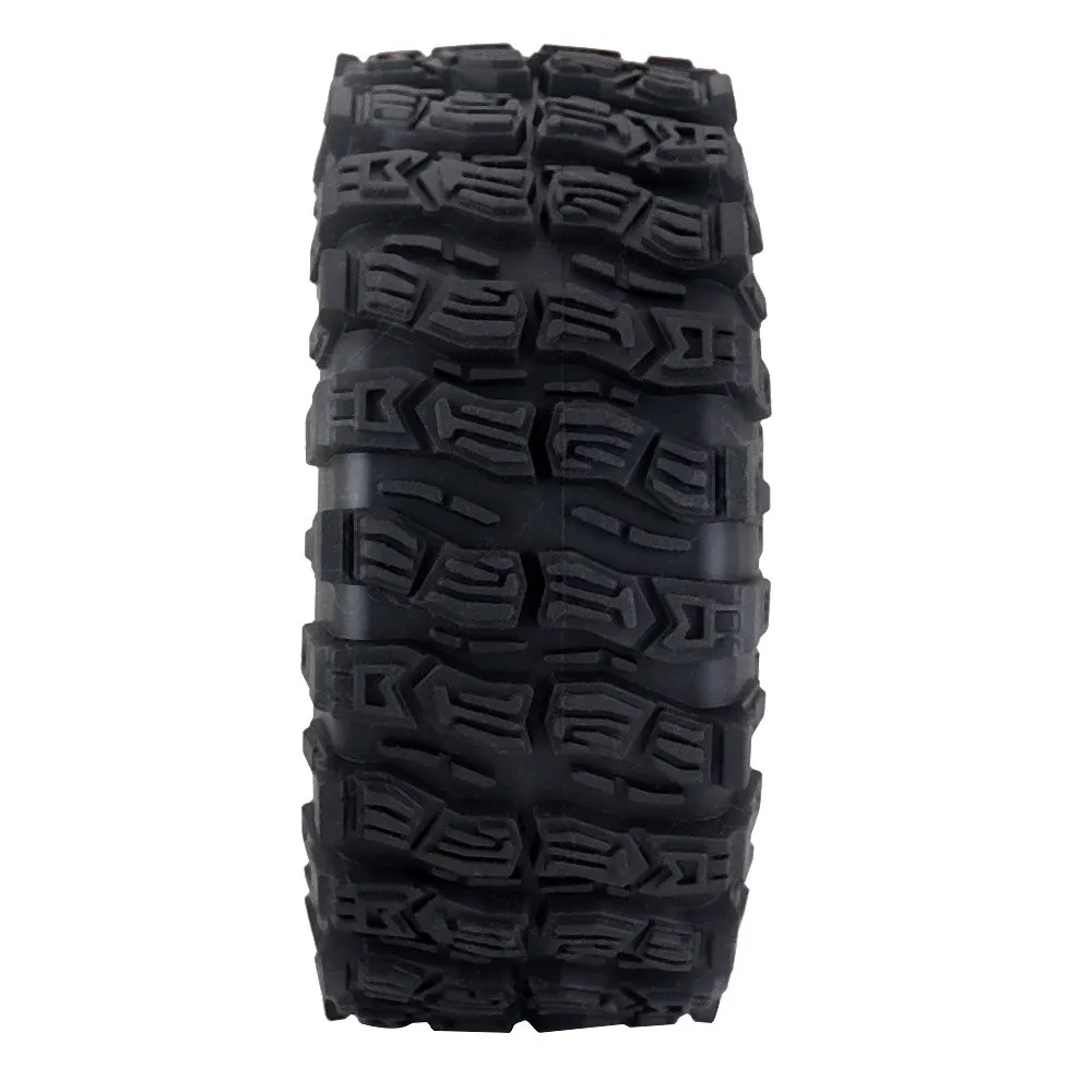 Ajrc 1.9 Inch 120mm Rubber Tires For 1/10 Rc Crawler Car Traxxas Trx4 Trx6 Axial Scx10 90046 Redcat Yikong Rc4wd D90 Rgt Rc Car