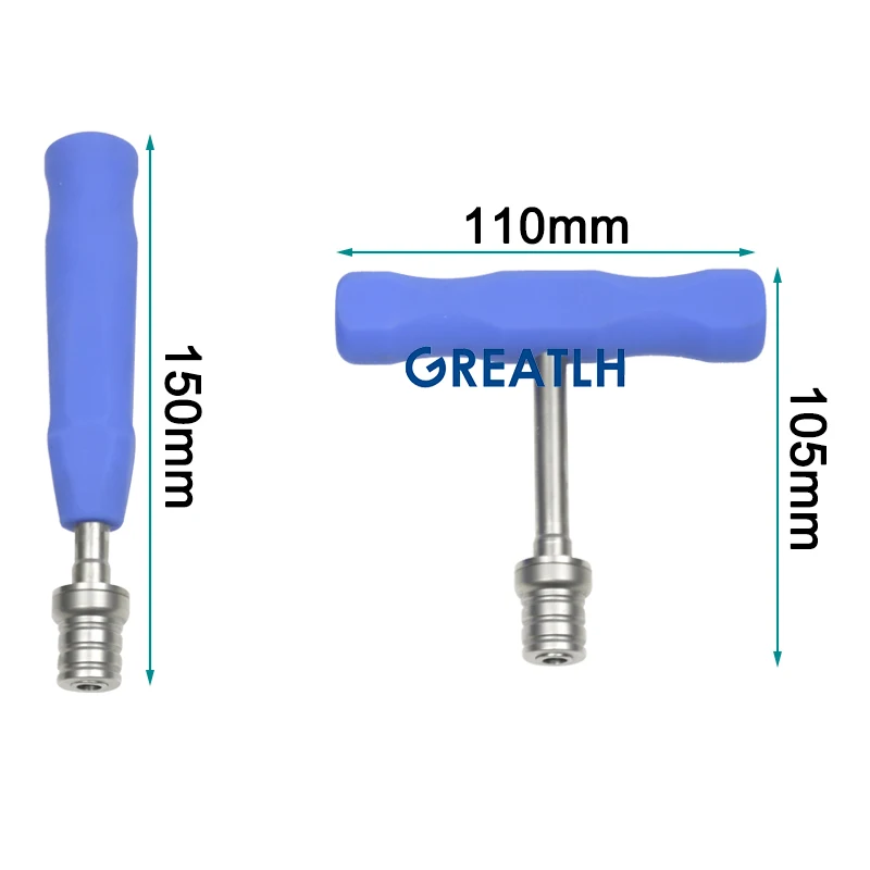 Imagem -02 - Ortopedia Cirurgia Screwdriver Kit Extrator Parafuso Cirúrgico Ferramentas de Remoção Quebrados Instrumentos Ortopédicos Pet 53 Pcs por Conjunto