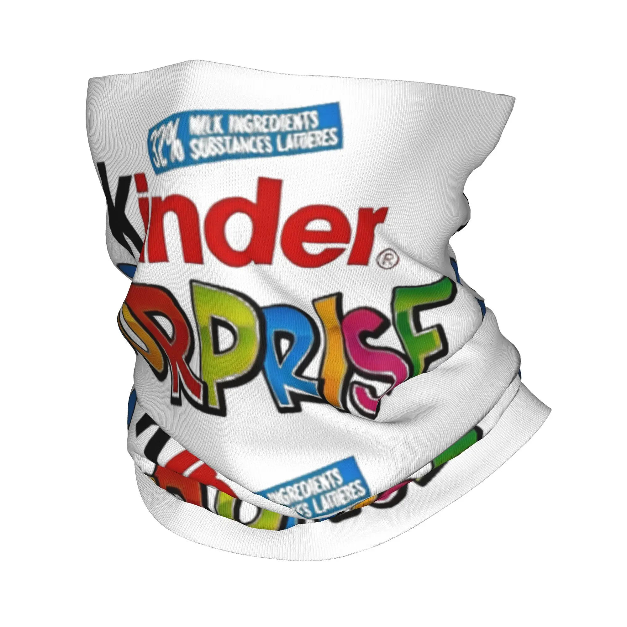 

Бандана на белом фоне, маска для лица Club Kinder Surprise, многофункциональная зимняя маска для взрослых, шейный платок