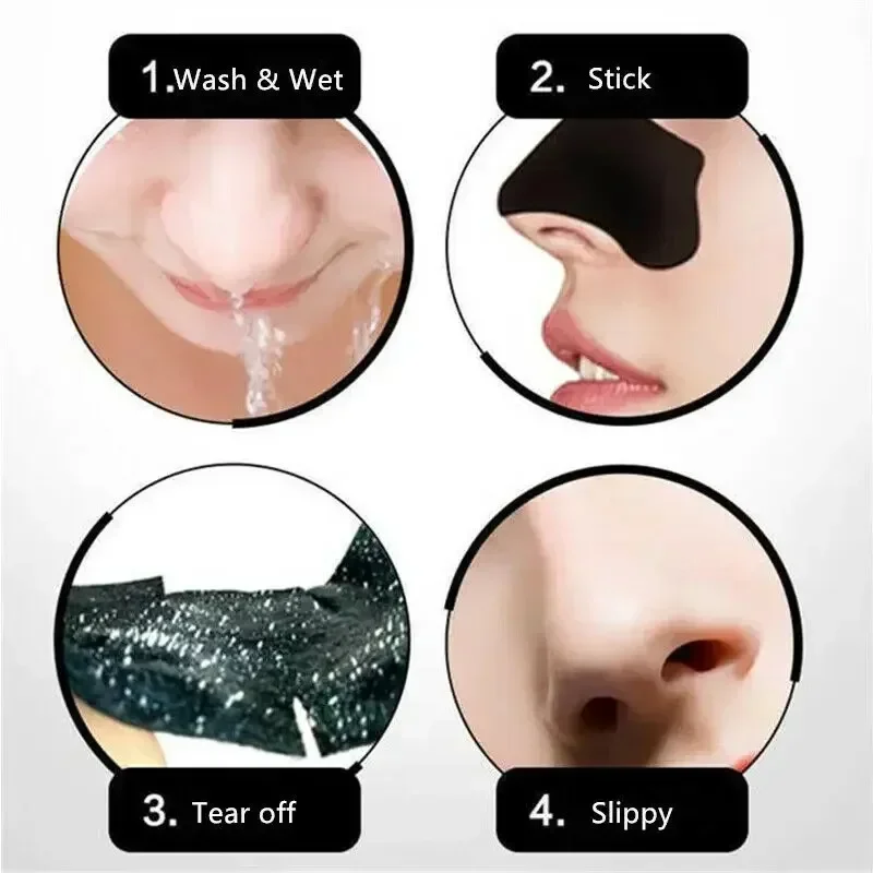 10/30PC Blackhead Remover Nose Sticker Acne Treatment Mask Nose Sticker From Black Dot Cleaner Nose Pore Deep Cleaning Skin Care