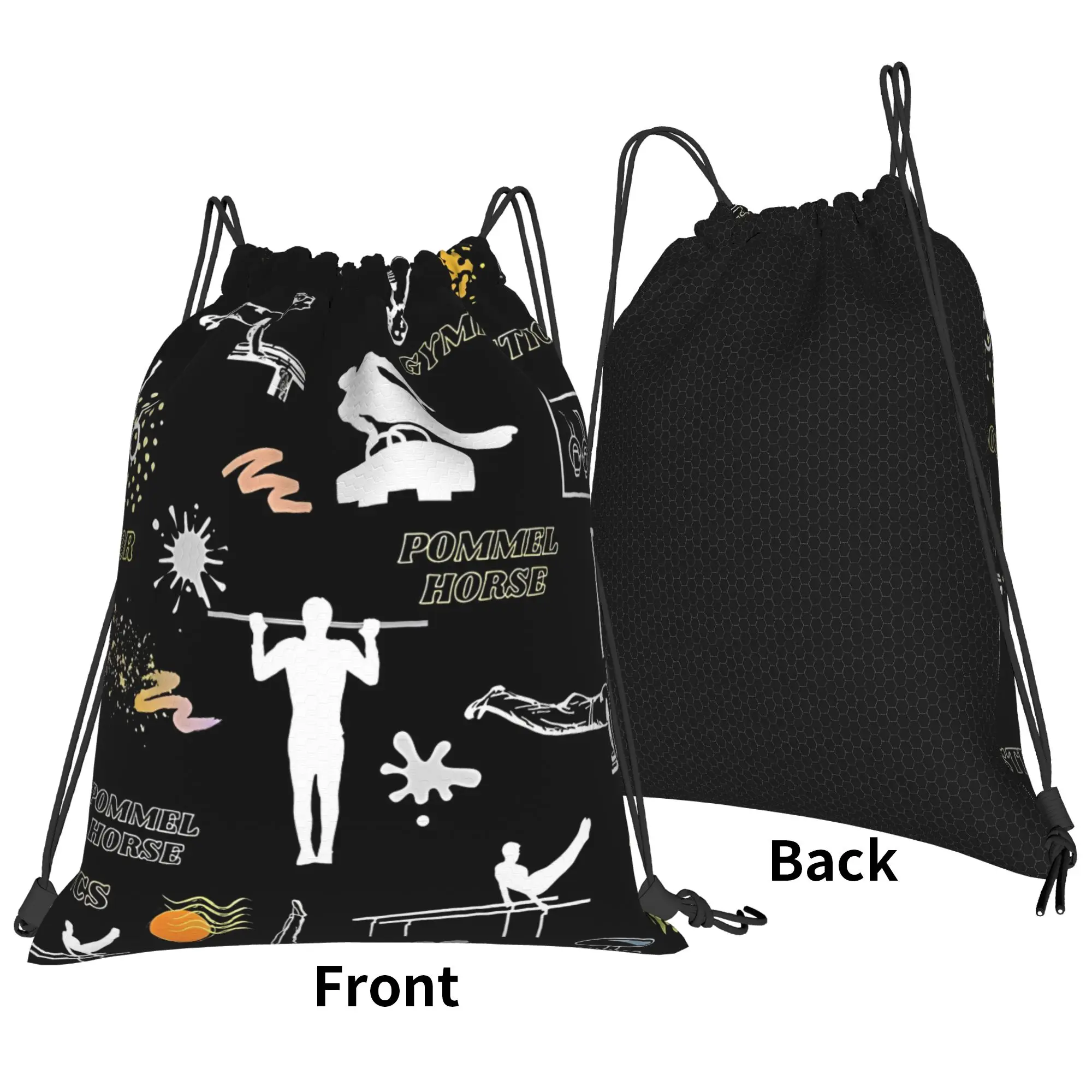 Gymnastics Men's Artistic Portable Travel Riding Gym Drawstring Storage Sporty Backpacks