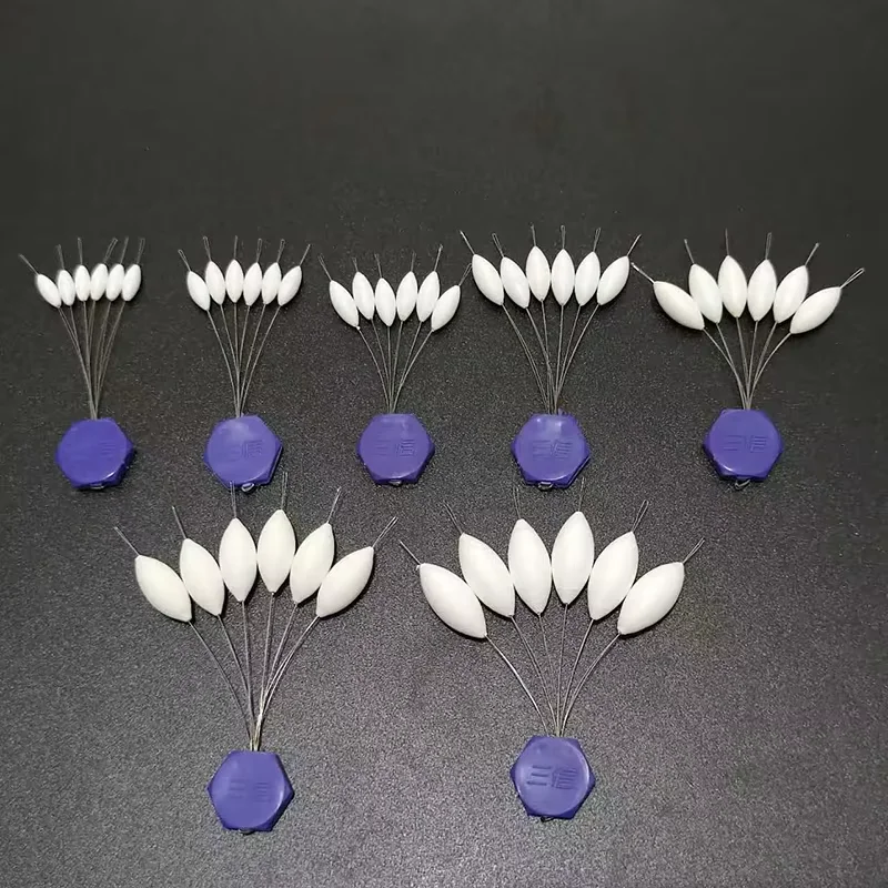 Hochwertige 5 Packungen/Los Sieben-Sterne-Bohnen Angeln Float Bobber 8 Größe Angel gerät Zubehör a188