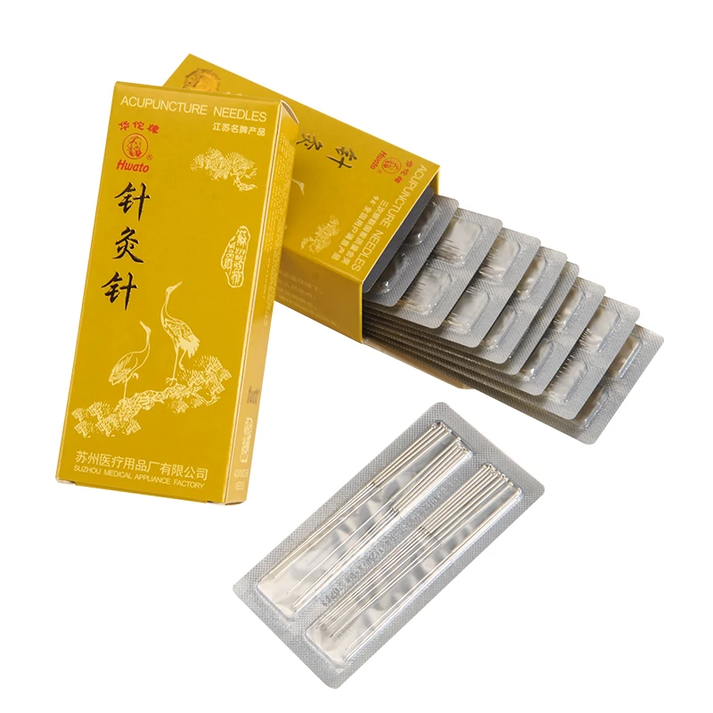 1000 PCS Superior Quality Reusable Silver Plating Handle  Acupuncture Needle Beauty Needles Non Disposable Without Tube