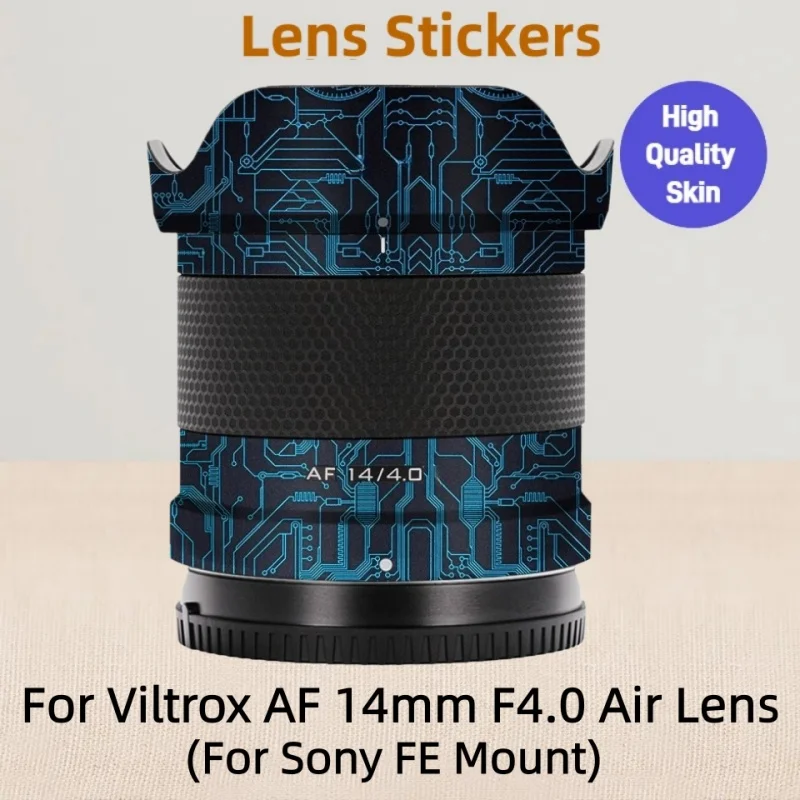 Customized Sticker For Viltrox AF 14mm F4 Air FE Camera Decal Skin Vinyl Wrap Protective Film Coat AF14 F/4 AF14F4 For E Mount