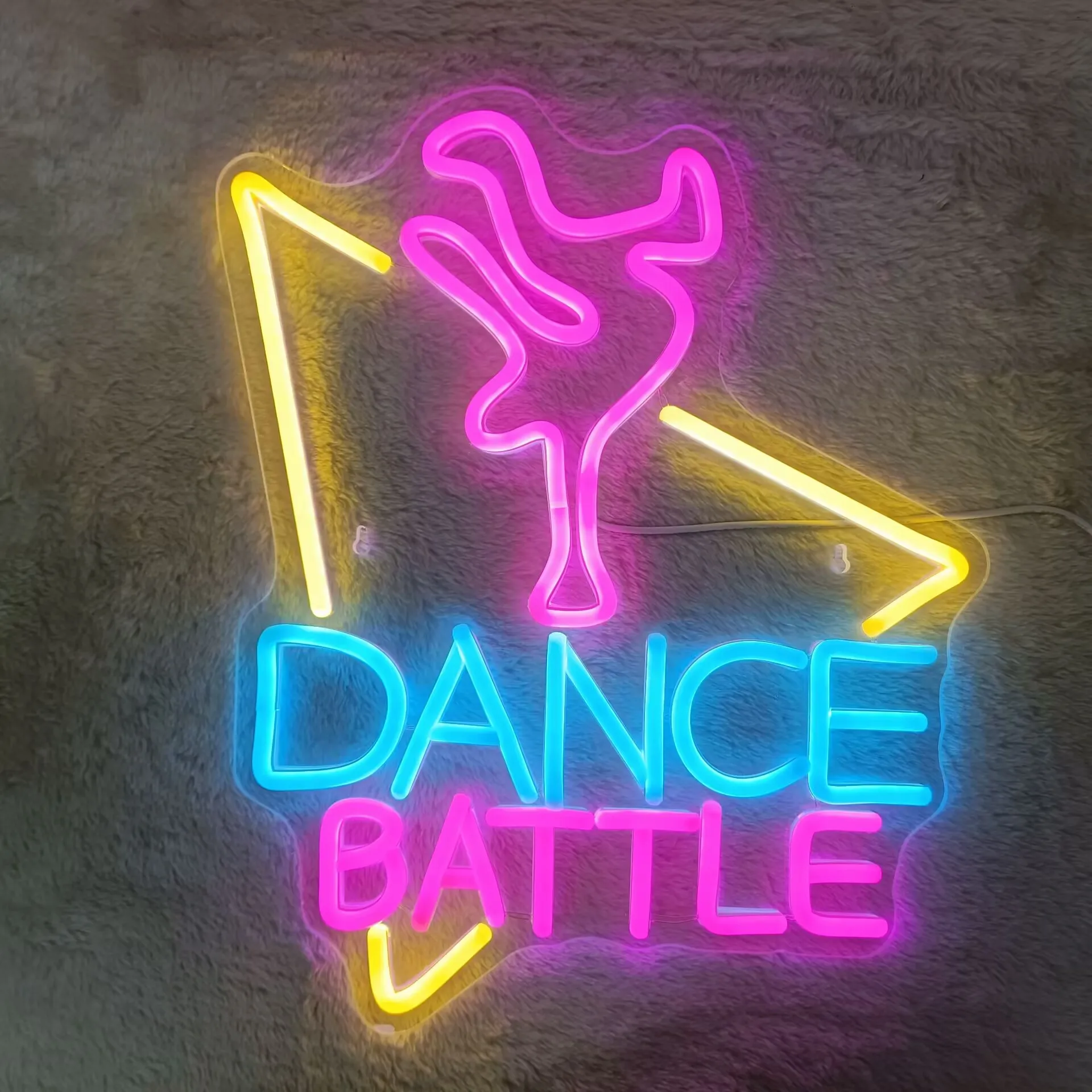 

Неоновая вывеска «Танцевальный баттл»: светодиодный неоновый светильник для комнаты девочки, вечеринки, танцевальной студии, дома, женской комнаты, декор для танцовщиц, художественный настенный декор для соревнований