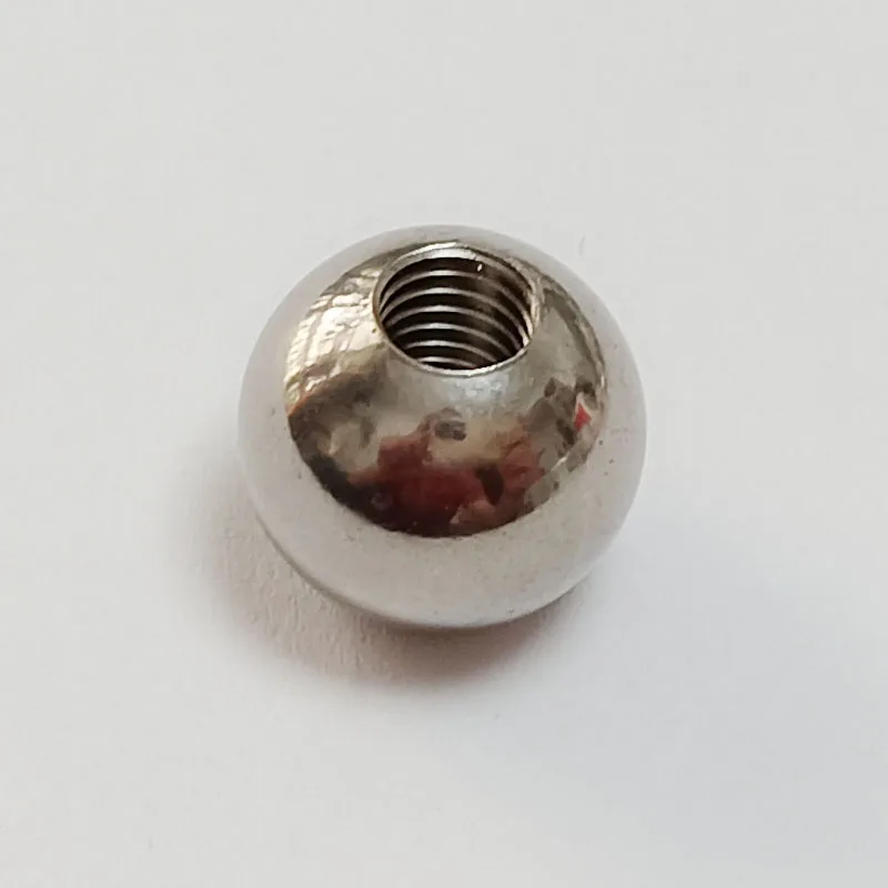 SS304 Stainless Steel Thread Hole Ball For CNC Later Machine