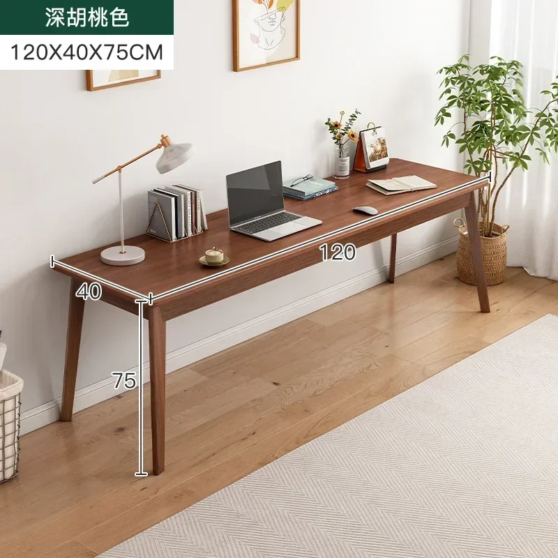 Desk Student Learning Modern Simple Double Desk Rental Room Simple Computer Table Narrow Wall Long Table