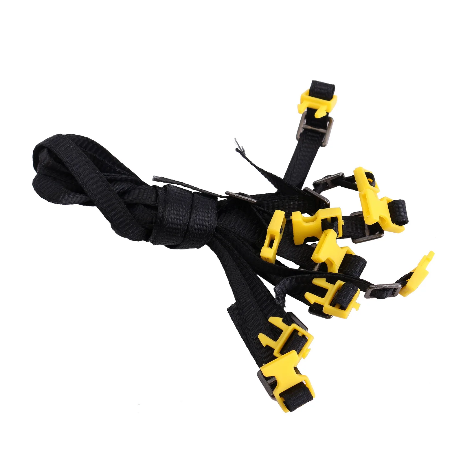 5Pcs Colorful Roof Rack Luggage Tie Down Straps with Buckles for 1/8 1/10 1/12 1/14 1/18 1/24 RC Crawler Axial SCX10 TRX4 TRX6