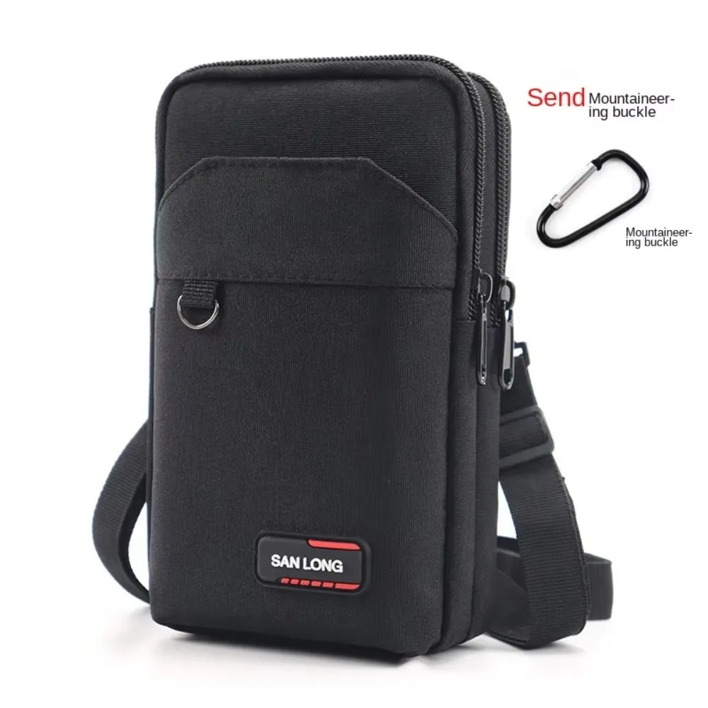 

New Waterproof Waist Pack Bag Canvas Zipper Mobile Phone Pouch Waist Pack Outdoor Activities