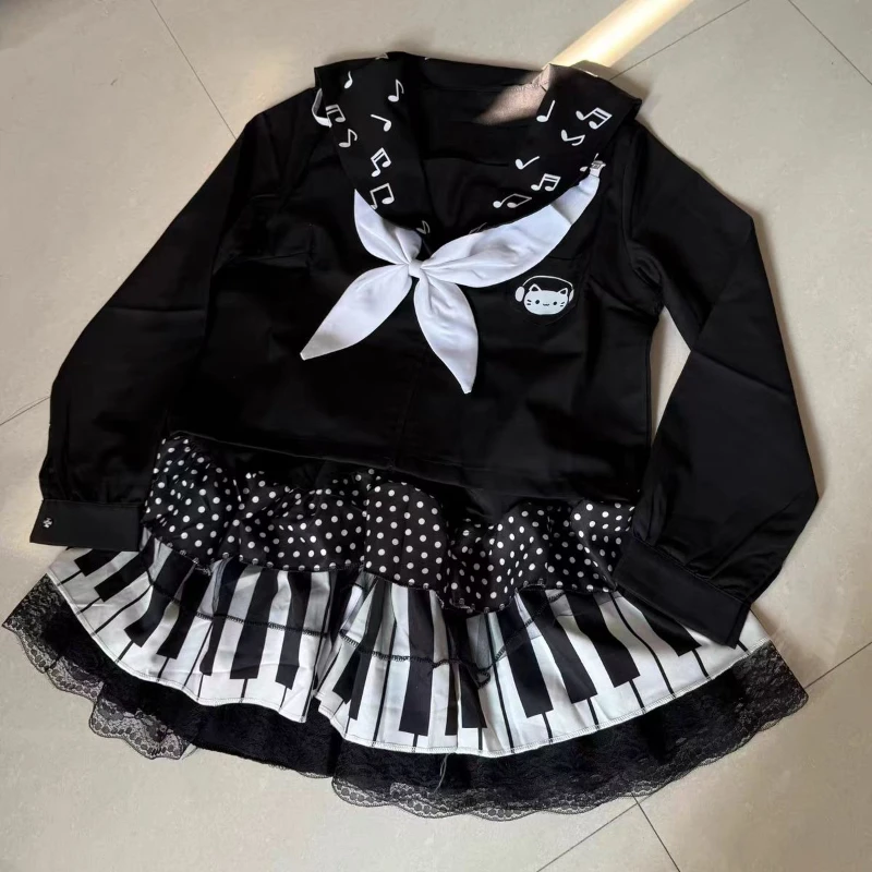 

Vintage Gothic Punk Short Skirt Women Hot Chick Darkly Y2k Lace Polka Dot Cake Skirts Sweet Subculture Fashion Lolita Clothes