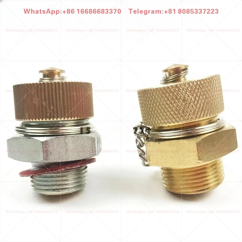 Oil Pan Drain Screw Drain Valve Fit Multiple Excavator Models Engineering Machinery Maintenance Replacement Spare Parts