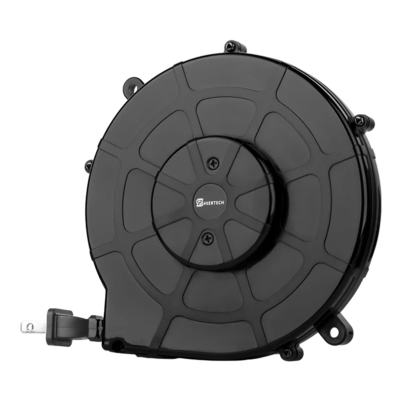 

Auto Retractable Power Cord Reel JM.801, USA Plug, Self Lock & Auto Rewind, 3Core18AWG, 3m, Mounting Option Power Extension Cord