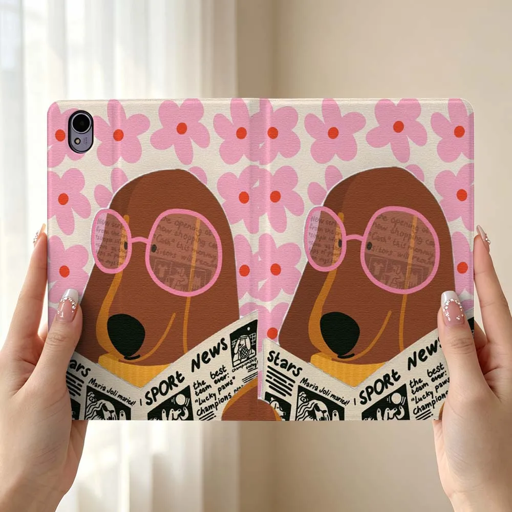 Fun Dog Pattern Popular For Huawei MediaPad MatePad Honor Pro V6 9 V8 X9 12 X 13.3 SE 11 11.5 Inch Tablet Case