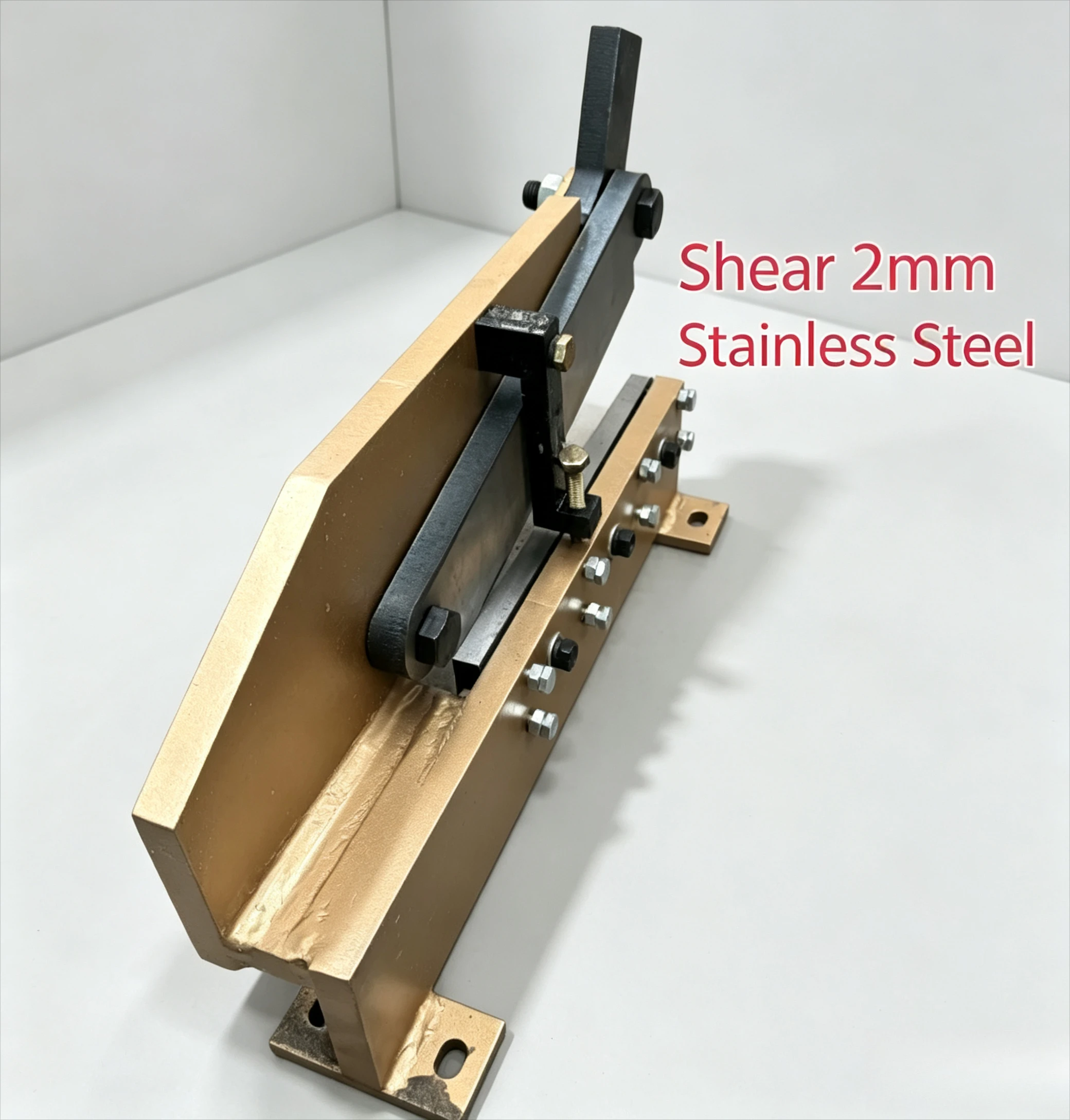 Heavy‑Duty Stainless‑Steel Manual Shearing Machine, Hand‑Operated Cutter for Iron, Aluminum, Copper Plate, Screen Mesh