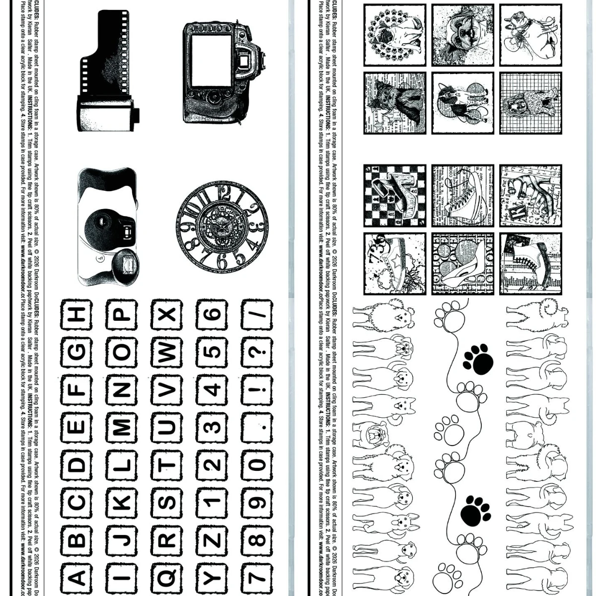 2026 New Rubber Stamp Set - Film Cameras For DIY Scrapbooking Crafts Maker Photo Album Template Handmade Decoration