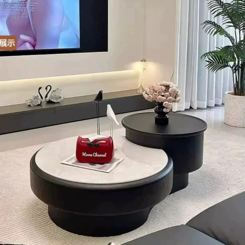 *T% Storage Basses Coffee Tables Sectional Funky Round Occasional Coffee Tables Lift Apartment Couchtisch Living Room Furniture