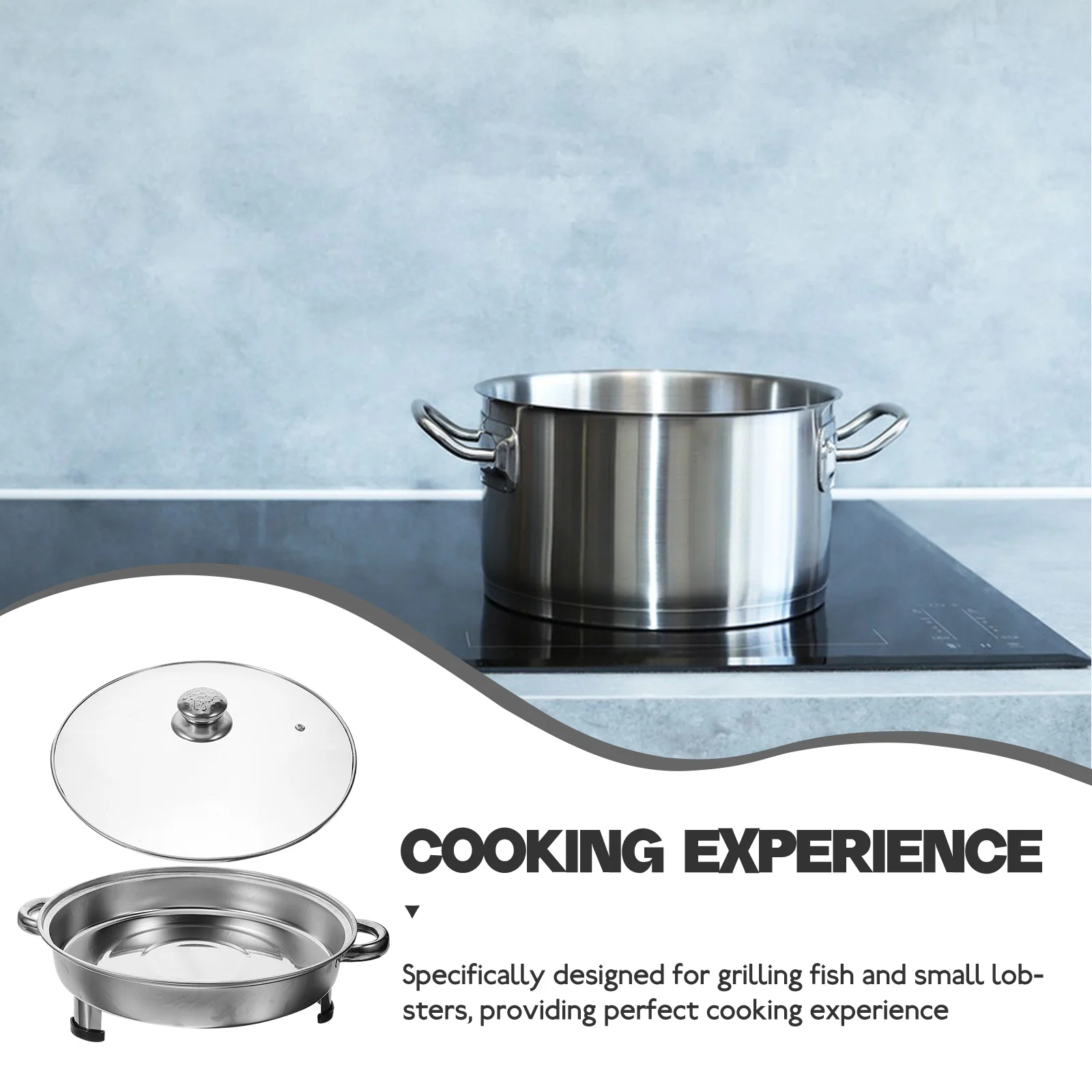 

Grilled Fish Plate Rectangular Stainless Steel Food Tray Roasting Pan Buffet Warming Plate Metal Tray Fish Baking Trays Cooking