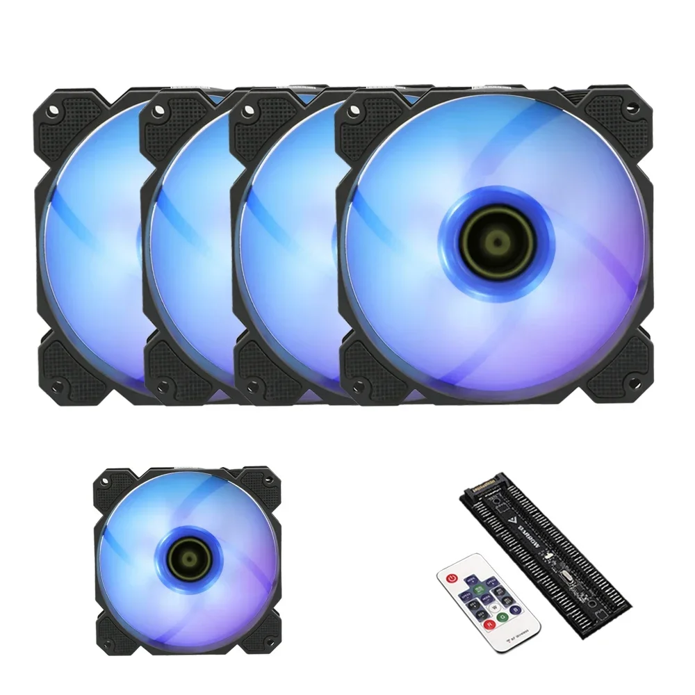 Radiador de ventilador de ordenador Barrow, refrigeración por agua, silencioso, refrigeración eficiente, compatible con RGB, vendido como juego completo, ventilador de ordenador de 120MM