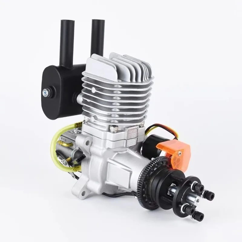 For X-38cc-R PRO Model Aircraft Engine with Electric Start Single Cylinder Two-stroke Rear Fixed Wing