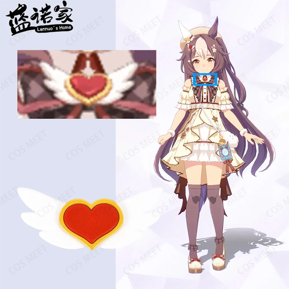 

【Lannuo's Home】Anime Uma Musume Pretty Derby Yamanin Zephyr Cosplay Brooch Prop Accessories Game Merchandise Accessories
