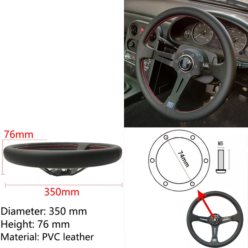 NARDI TORINOスティアリング Complete new old stock Nardi Torino Z5 360mm leather/dimpled