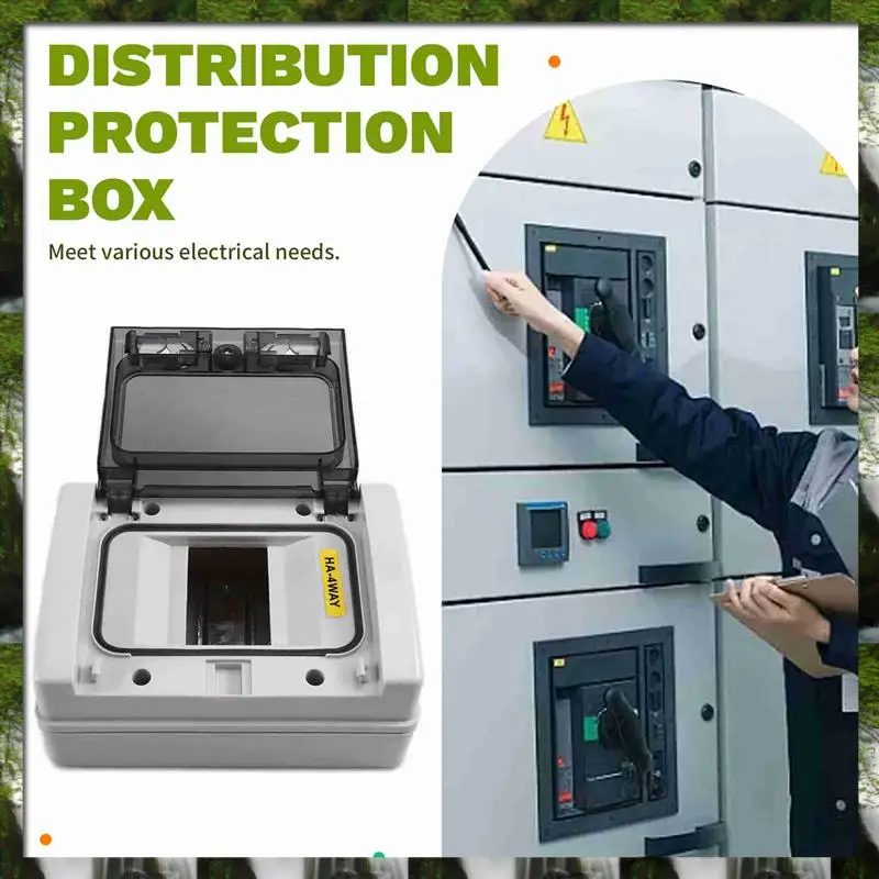 The New IP65 Waterproof HA Series 4WAY PC Junction Box For Outdoor Circuit Breaker Systems