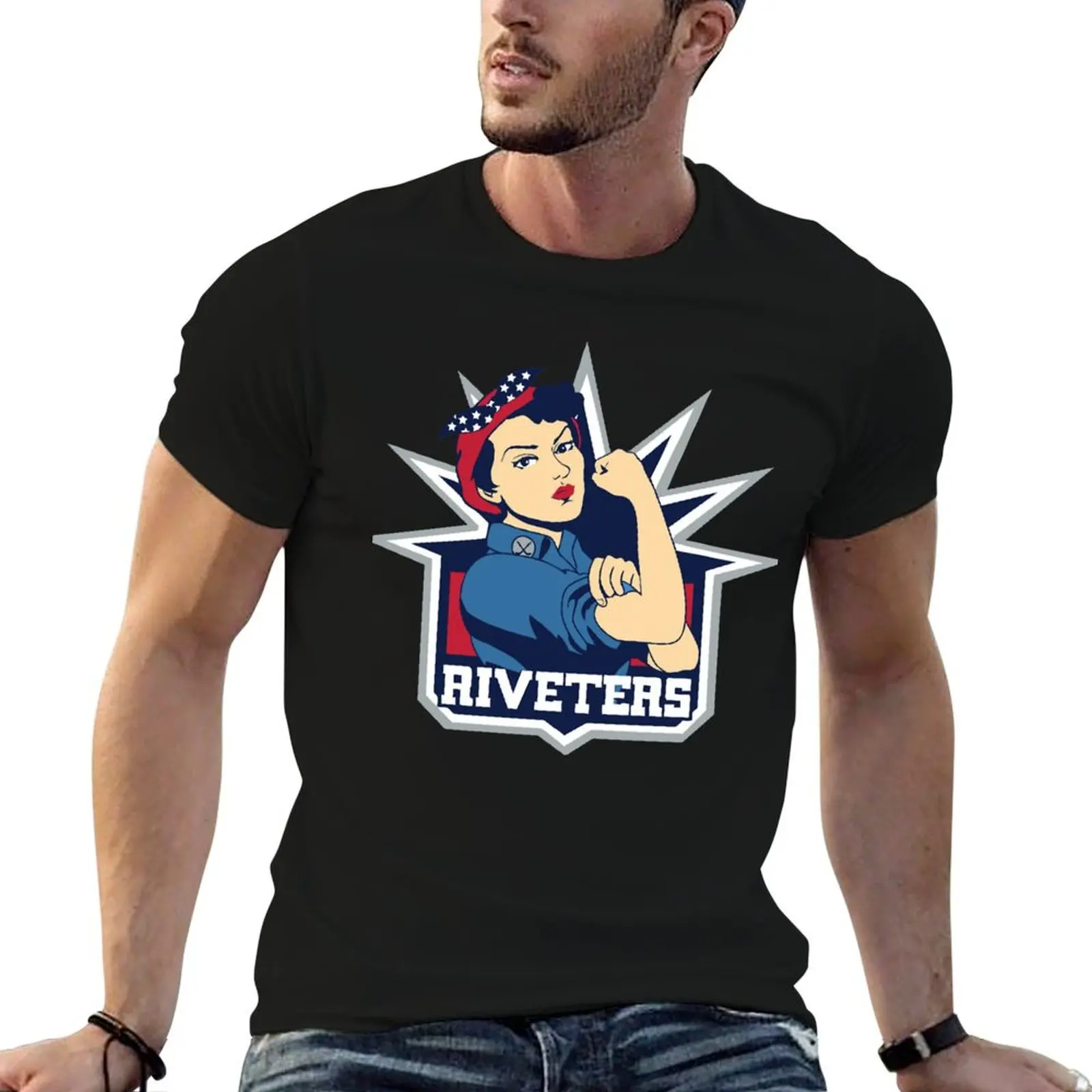 Metropolitan Riveters Classic T-Shirt anime figures kawaii clothes mens fashion