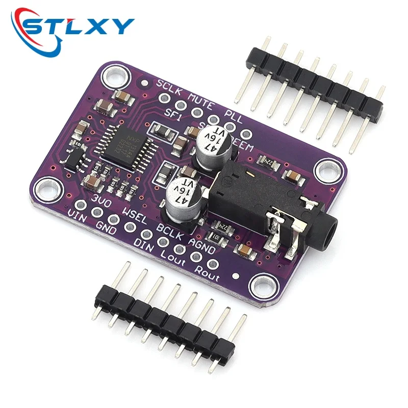 Stlxy CJMCU-1334 UDA1334A I2S DAC Stereo Audio Decoder Module Board 3.3V-5V Compatible With Arduino