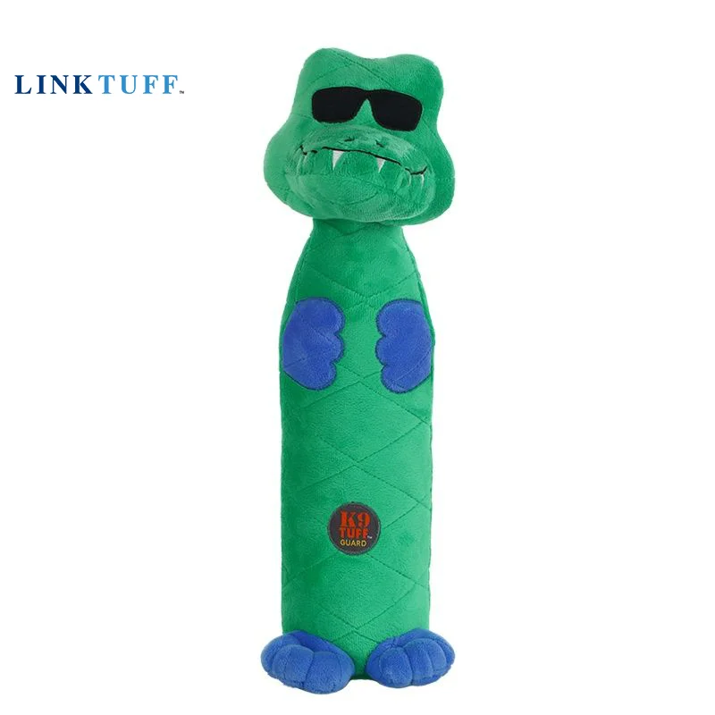 Linktuff Pet Dog Squeaky Training Toys (Plastic Bottle Inside) - Giraffe/Chimpanzee/Crocodile/Rhinoceros