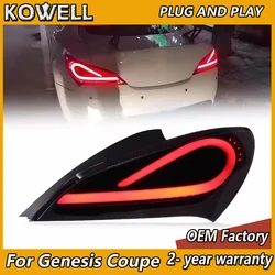 Car Styling for Hyundai Genesis Coupe Taillight 2009-2013 Genesis Coupe Tail Light Rear DRL Fog Brake Turn Signal Reversing