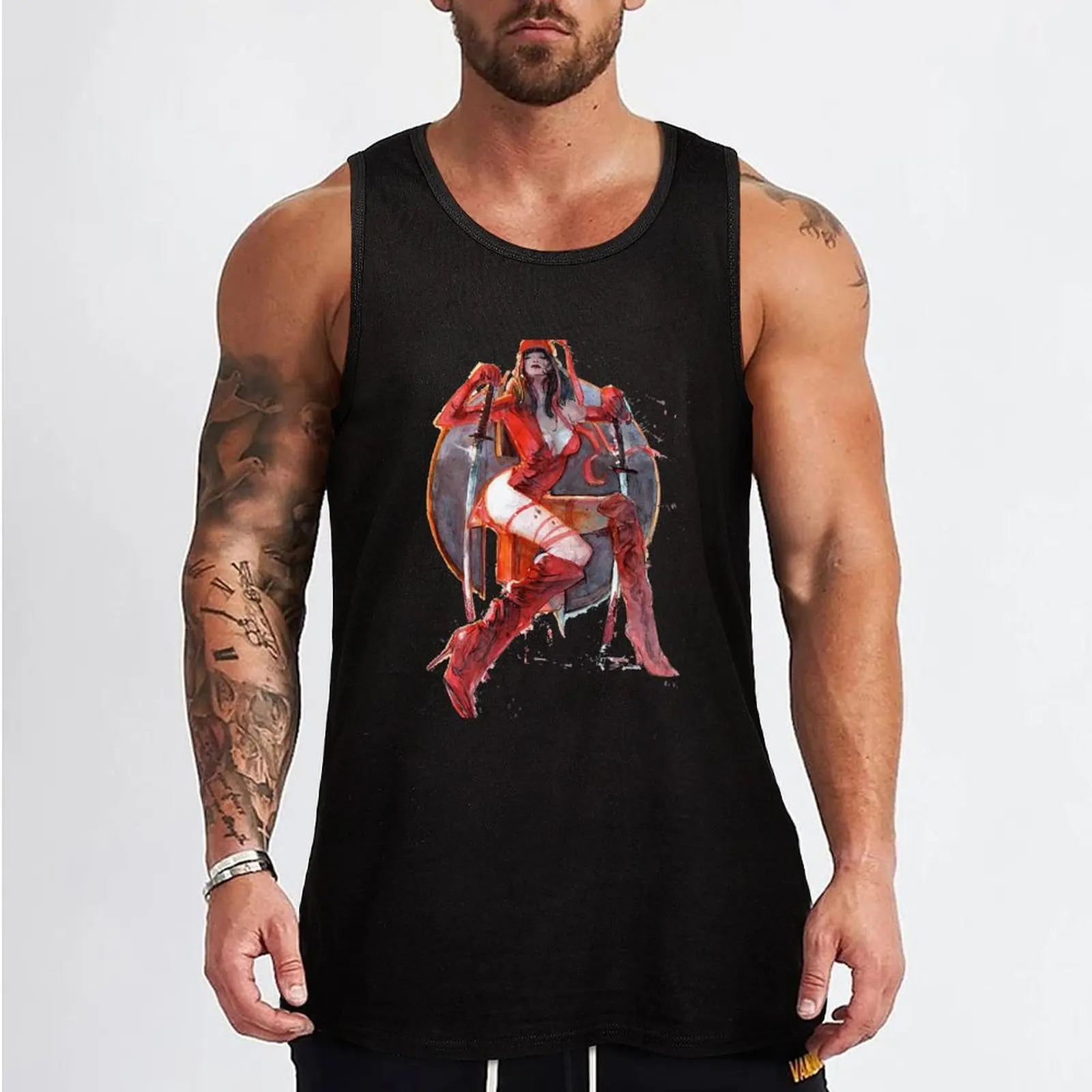 Elektra Tank Top bodybuilding for men Man clothes for gym